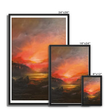 Load image into Gallery viewer, Red Mist Framed Canvas