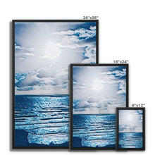 Load image into Gallery viewer, Feeling Blue Framed Canvas