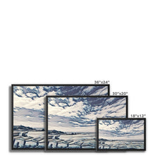 Load image into Gallery viewer, Sea Pool Views - Bude Framed Canvas