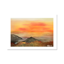 Load image into Gallery viewer, Sunset over Mount Fine Art Print