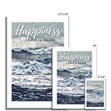 Load image into Gallery viewer, Happiness - Comes In Waves Photo Art Print