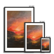 Load image into Gallery viewer, Red Mist Framed Canvas