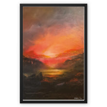 Load image into Gallery viewer, Red Mist Framed Canvas