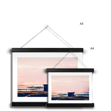 Load image into Gallery viewer, Lifeguard Hut Sunset - Crooklets Fine Art Print with Hanger
