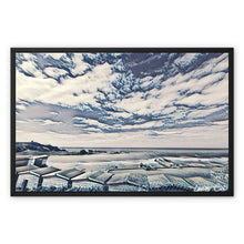 Load image into Gallery viewer, Sea Pool Views - Bude Framed Canvas