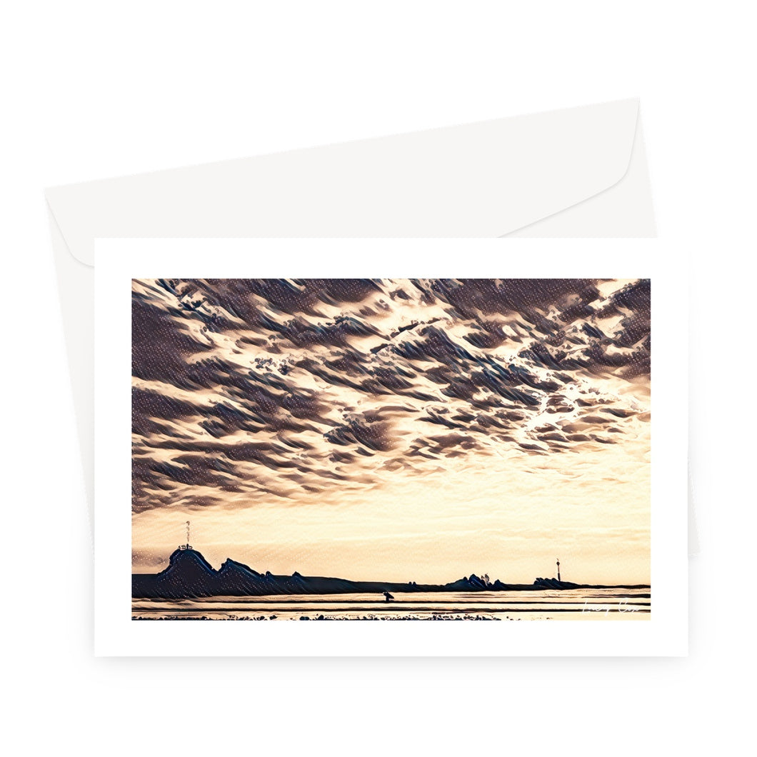 Summerleaze Sunset Greeting Card