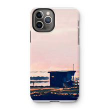 Load image into Gallery viewer, Lifeguard Hut Sunset - Crooklets Tough Phone Case
