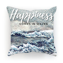 Load image into Gallery viewer, Happiness - Comes In Waves Cushion
