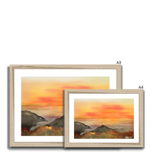 Load image into Gallery viewer, Sunset over Mount Framed Print
