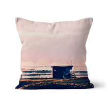 Load image into Gallery viewer, Lifeguard Hut Sunset - Crooklets Cushion
