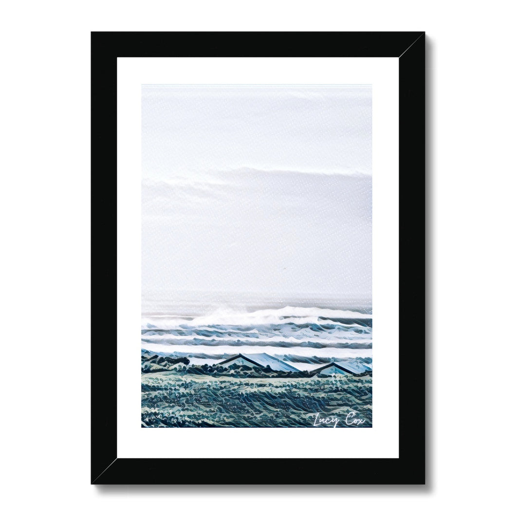 Big Wave - Crooklets Framed Print