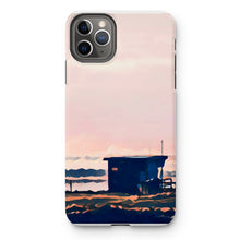 Load image into Gallery viewer, Lifeguard Hut Sunset - Crooklets Tough Phone Case
