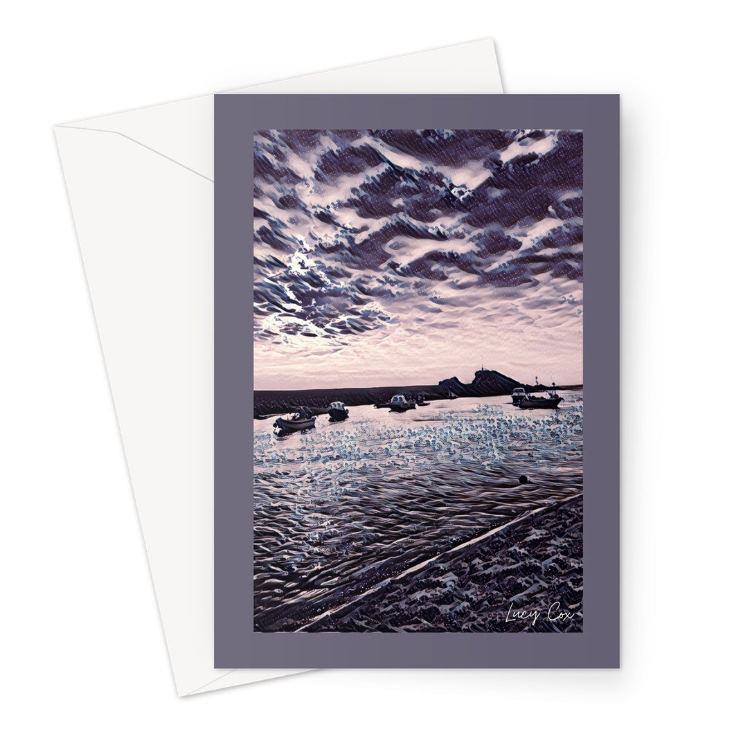 Violet Views - Summerleaze Greeting Card