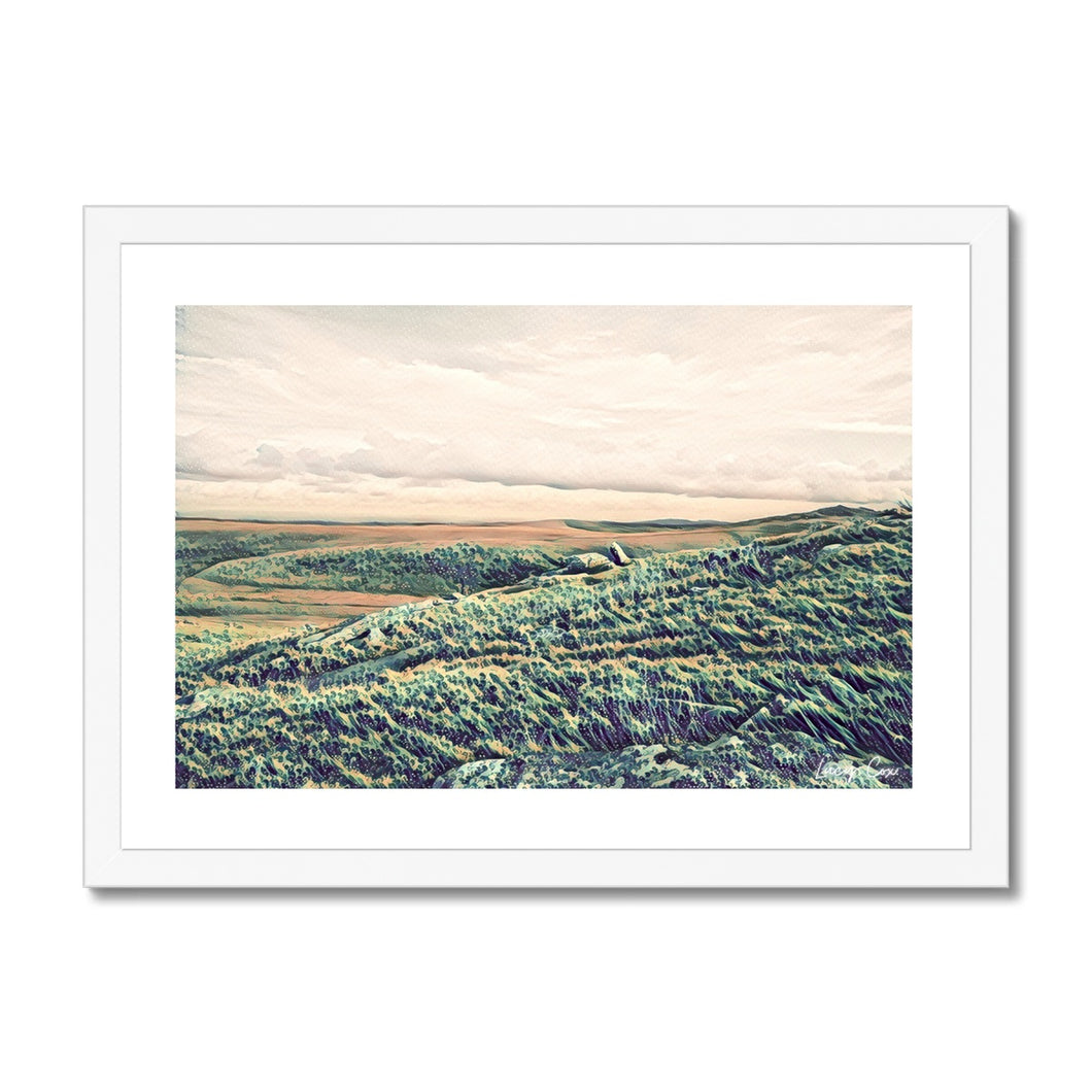 Roughtor Autumn Views  Framed Print