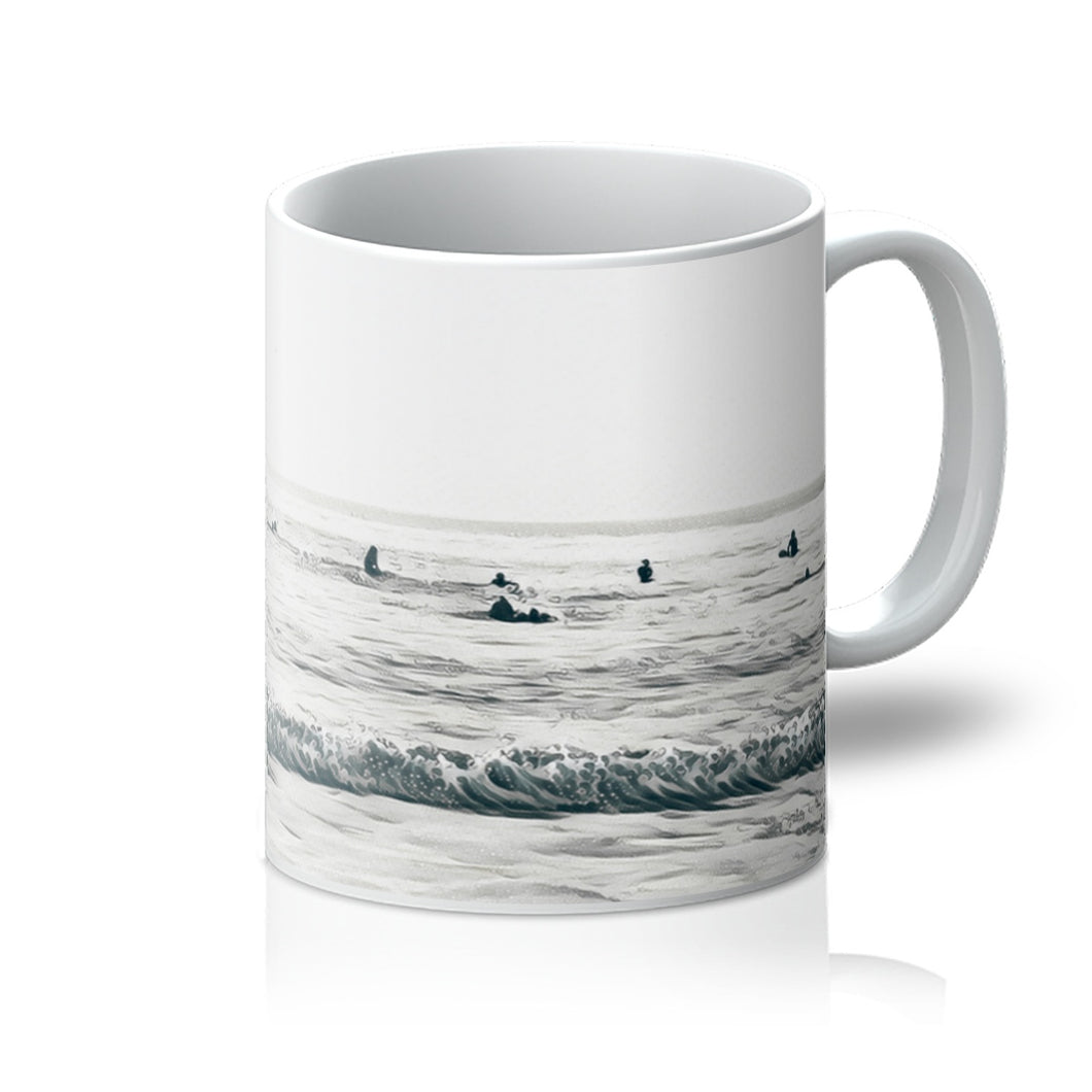 Black Rock Surfers - B&W Collection Mug