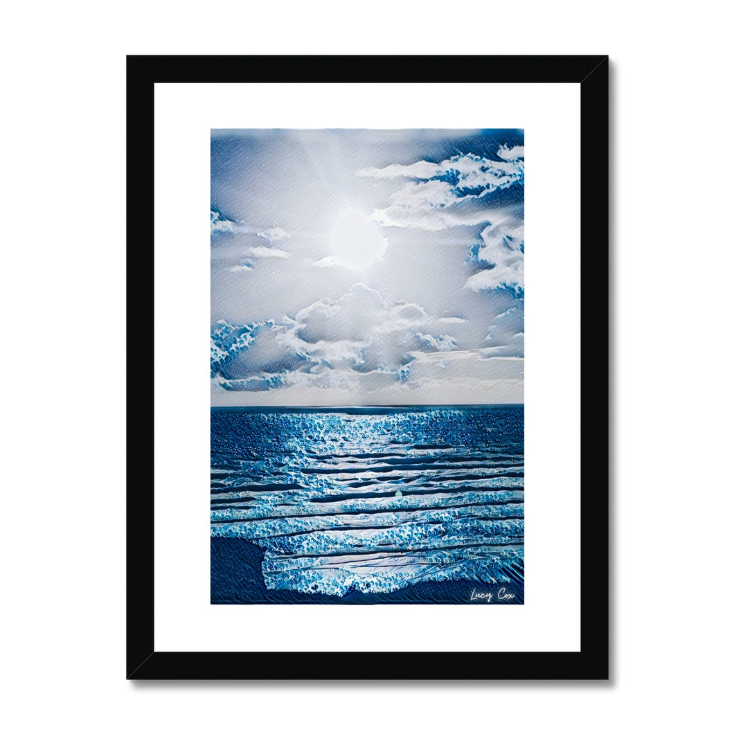 Feeling Blue  Framed Print