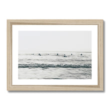 Load image into Gallery viewer, Black Rock Surfers - B&amp;W Collection Framed Print
