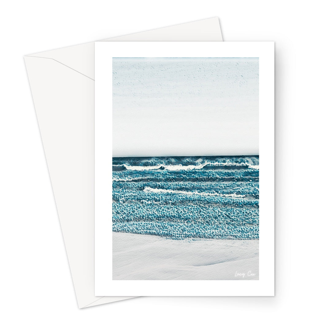 Shoreline Ripples Greeting Card