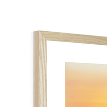 Load image into Gallery viewer, Sunset over Mount Framed Print
