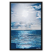 Load image into Gallery viewer, Feeling Blue  Framed Canvas
