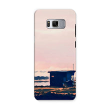 Load image into Gallery viewer, Lifeguard Hut Sunset - Crooklets Tough Phone Case
