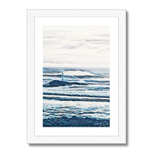 Load image into Gallery viewer, Barrel Rock - Bude Framed Print
