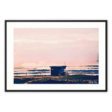 Load image into Gallery viewer, Lifeguard Hut Sunset - Crooklets Framed Canvas
