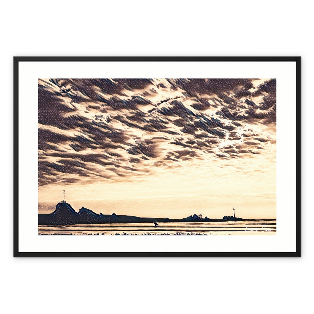 Summerleaze Sunset Framed Canvas