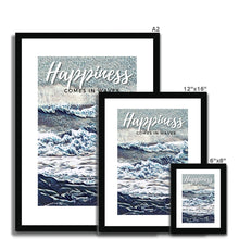 Load image into Gallery viewer, Happiness - Comes In Waves Framed Print
