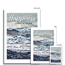 Load image into Gallery viewer, Happiness - Comes In Waves Photo Art Print
