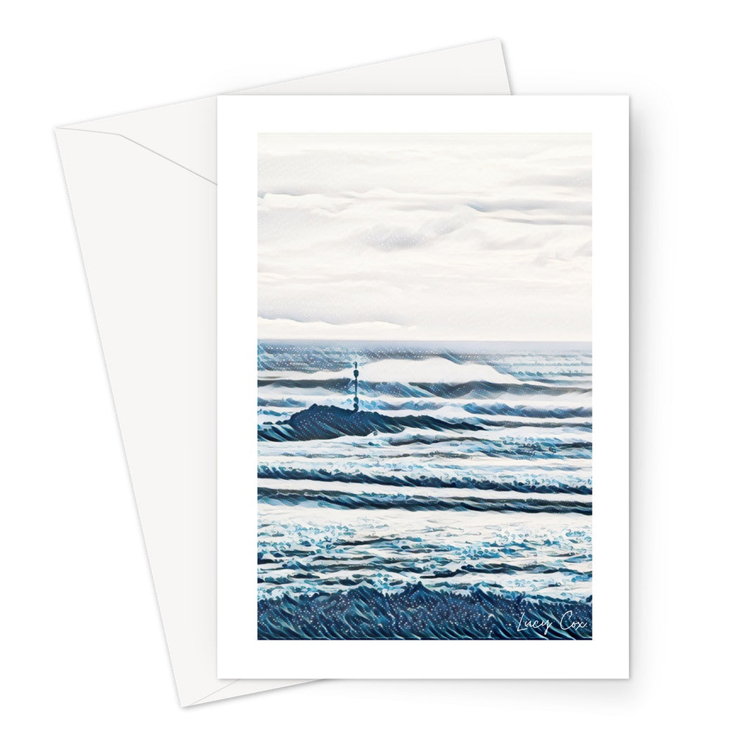 Barrel Rock - Bude Greeting Card