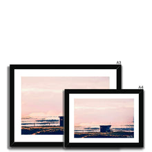 Load image into Gallery viewer, Lifeguard Hut Sunset - Crooklets Framed Print
