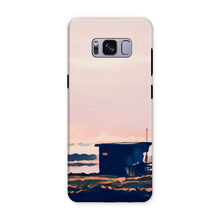 Load image into Gallery viewer, Lifeguard Hut Sunset - Crooklets Tough Phone Case
