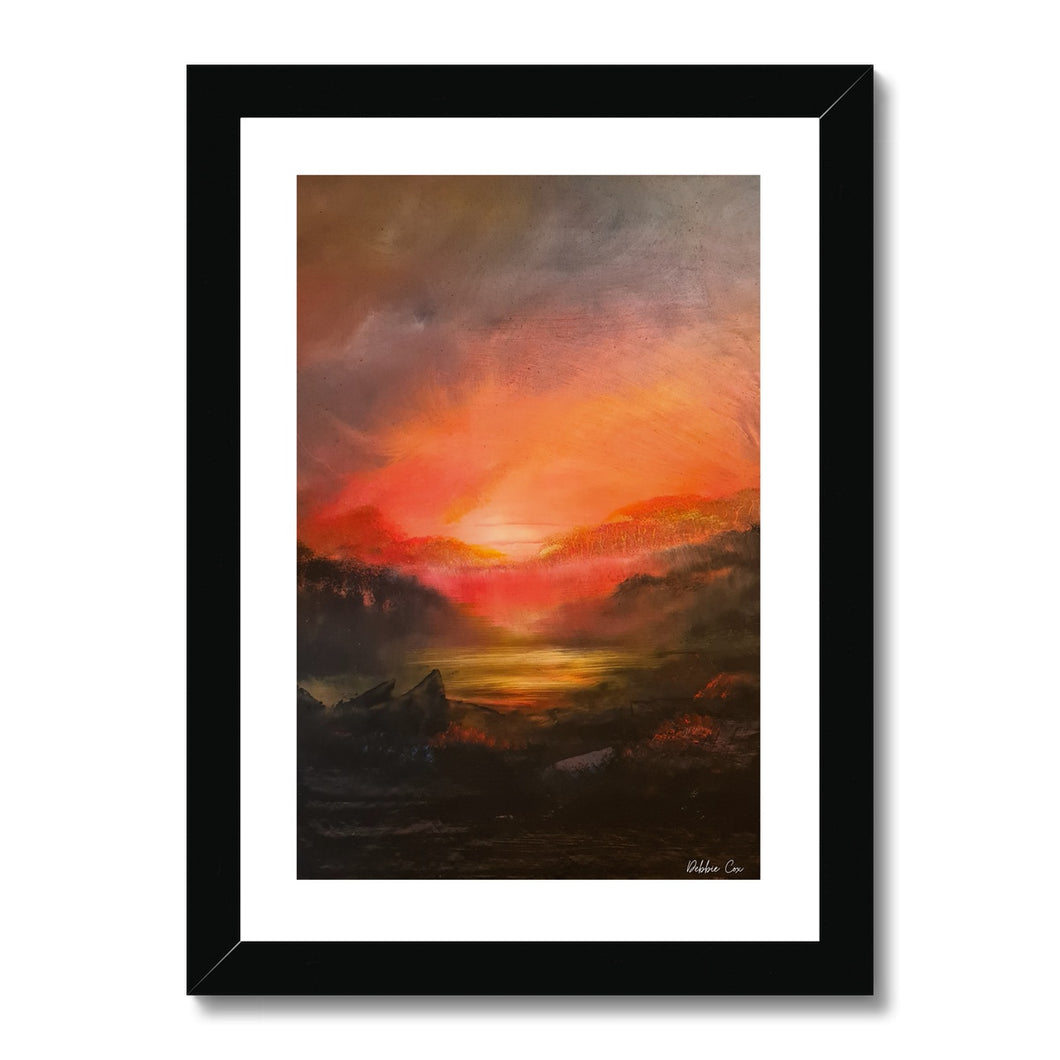 Red Mist Framed Print