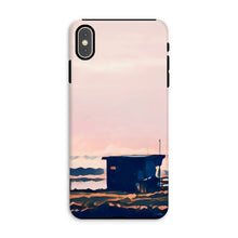 Load image into Gallery viewer, Lifeguard Hut Sunset - Crooklets Tough Phone Case
