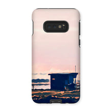 Load image into Gallery viewer, Lifeguard Hut Sunset - Crooklets Tough Phone Case
