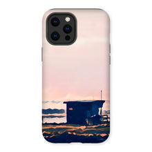 Load image into Gallery viewer, Lifeguard Hut Sunset - Crooklets Tough Phone Case
