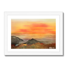 Load image into Gallery viewer, Sunset over Mount Framed Print
