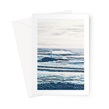 Load image into Gallery viewer, Barrel Rock - Bude Greeting Card
