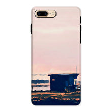 Load image into Gallery viewer, Lifeguard Hut Sunset - Crooklets Tough Phone Case
