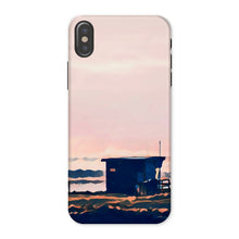 Load image into Gallery viewer, Lifeguard Hut Sunset - Crooklets Tough Phone Case
