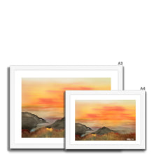 Load image into Gallery viewer, Sunset over Mount Framed Print
